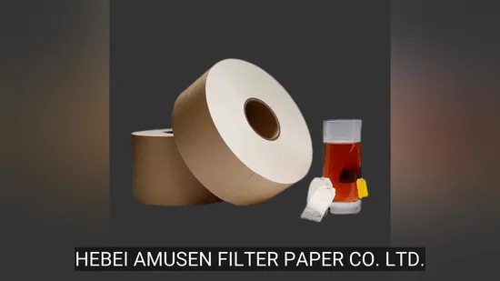 Factory Price New Design Heat Seal Tea Bag Filter Paper Food Grade Coffee Filter Paper